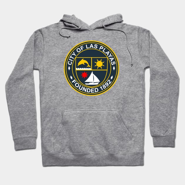 Las Playas Seal Hoodie by BigOrangeShirtShop